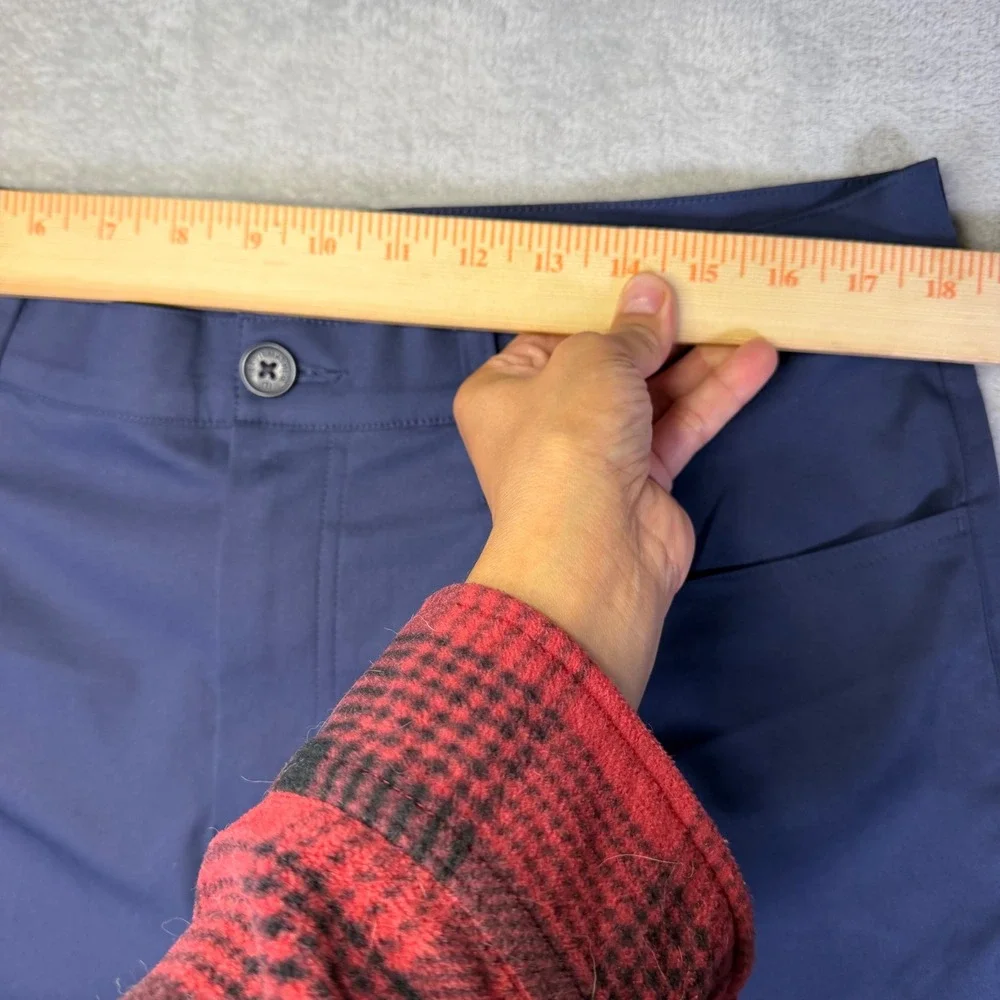 TravisMathew Right On Time Mens 36 Navy Blue Golf Performance Pants 1MT435
